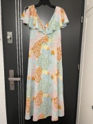 Asos DESIGN sukienka modny wzór mix kolorowa nowa roz.38