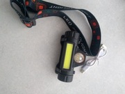 LATARKA CZOŁOWA COB 4w1 LAMPKA CZOŁÓWKA Z MAGNESEM