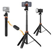 K&F Concept Statyw do smartfonów i aparatów, Selfie Stick 175cm MS24