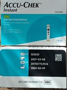 PASKI TESTOWE ACCU-CHEK INSTANT 100 szt do 2027.03.08 