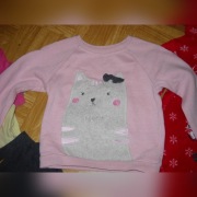 Smyk Colol club bluza kotek 110  ocieplana