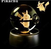 Szklana Kula Pokemon Pikachu LED 3D