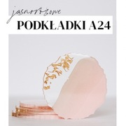 Podkładki pod kubek jasnoróżowe A24 Holika