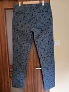 Spodnie jeansy damskie dwustronne odcienie niebieskiego