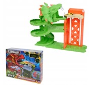 ZESTAW DO ZABAWY TOR MOSTER GARAGE TEAMSTERZ BEAST CITY Z SAMOCHODZIKIEM