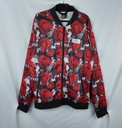 Cropp XL Kurtka Bomber Róże Czaszki Streetwear