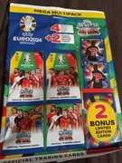 Topps Uefa Euro 2024 Mega Multipack 4 saszetki 2 karty limitowane