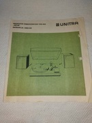 INSTRUKCJA OBSŁUGI - GRAMOFON STEREOFONICZNY -ARTUR- UNITRA
