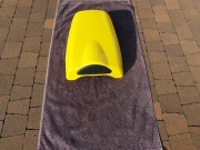 Nakładka żółta fotel sportowy oryginalna Honda CBR 954 CBR 900 SC50