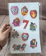 Naklejki Psi patrol 10 sztuk wz24