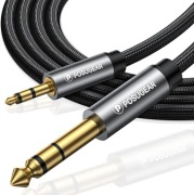 Kabel Audio Jack 3,5mm – Jack 6,35mm | 2m | Oplot | Pozłacany