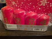 Świeczki czerwone adwentowe