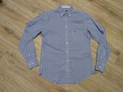 FYNCH-HATTON męska koszula w niebieską kratkę _ S