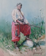 Kożak" 50/40 cm ol/pl kopia S. Wasilkowski