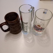 3 kufle- Ceramika Bolesławiec+Pilsner 0,3+Tyskie PiwoZnawcy.