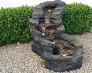 FONTANNA OGRODOWA " KASKADA " - DEKORACJA ! 135 cm ! oświetlenie LED !!