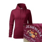 Bluza JESIENIARA z kapturem z haftem - personalizowana