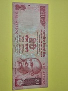 B003 Banknot Indie 20 Rupii