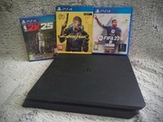 PlayStation 4 Slim 1TB + pad + 3 gry (FIFA 23, Cyberpunk 2077, NBA 2K25)