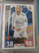Topps match attax champions league 2017/2018 cristiano Ronaldo ucl all star