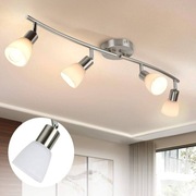 Lampa sufitowa LED 4 reflektory obrotowe E14