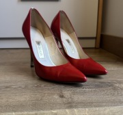 Szpilki Neścior na złotym obcasie 