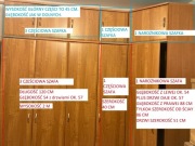 Kilkuczęściowa szafa mała duża w bardzo dobrym stanie