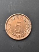 Litwa 5 centów 1936 rok 