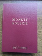 Polska 1973-1986 - komplet monet w albumie Fischer