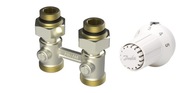 ZESTAW TERMOSTATYCZNY GŁOWICA + ZAWÓR RLV-KB 1/2" & 3/4" PROSTY DANFOSS