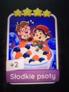 Karta 4* Słodkie Psoty Monopoly Go 