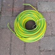 Przewód instalacyjny  LgY 6  zółto zielony  70 mb