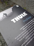 Thule ProRide dachowy bagażnik rowerowy srebrny nowy na dach relingi