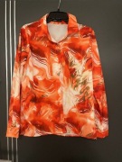 Shein koszula damska modny wzór kolorowa hit blog roz.38 