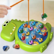 Łapanie Rybek Dinozaur Na hak Magnes Prezent Zabawa Rozwój dla rodziny