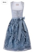 Sukienka dirndl Sidonia niebieska 