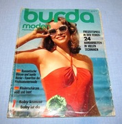 Burda Moden 7/1974 + wykroje Vintage Moda szycie krawiectwo