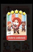 Monopoly GO Zestaw Set 15 Naklejka Karta 5* Dobra zabawa