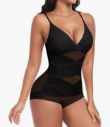 Body modelujące Body Damskie Z Wyjmowanymi Wkładkami Rozmiar XXL