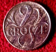 2 grosze 1932 r , ładna