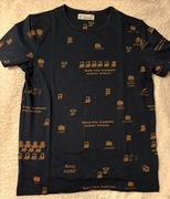 T-SHIRT męski informatyczny, Pan tu nie stał, r. S, granatowa, NOWA