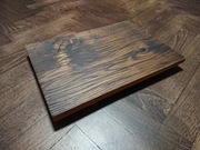 Drewniana deska dębowa do krojenia, serwowania, dąb, lite drewno