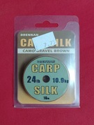 PLECIONKA DRENNAN CARP SILK CAMO GRAVEL BROWN 10M 24LB 10.9KG
