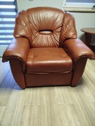 Piękny kpl z naturalnej skóry