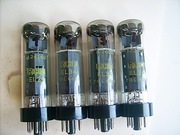 EL34 / RFT - KWARTET z lat 1960-ych , SHORT BASE - bardzo MOCNE !