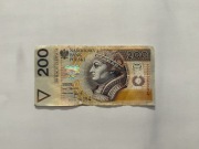 banknot kolekcjonerski 200 zł seria DX z 25 marca 1994r