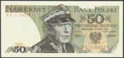 POLSKA 50 ZŁOTYCH 1975 - KAROL ŚWIERCZEWSKI - BD