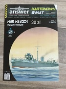 Model kartonowy HMS Havock