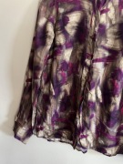 Jedwabna koszula Luna Nero S 100% silk jedwab