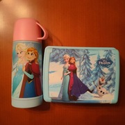 Zestaw śniadaniowy termos i lunch box Frozen 